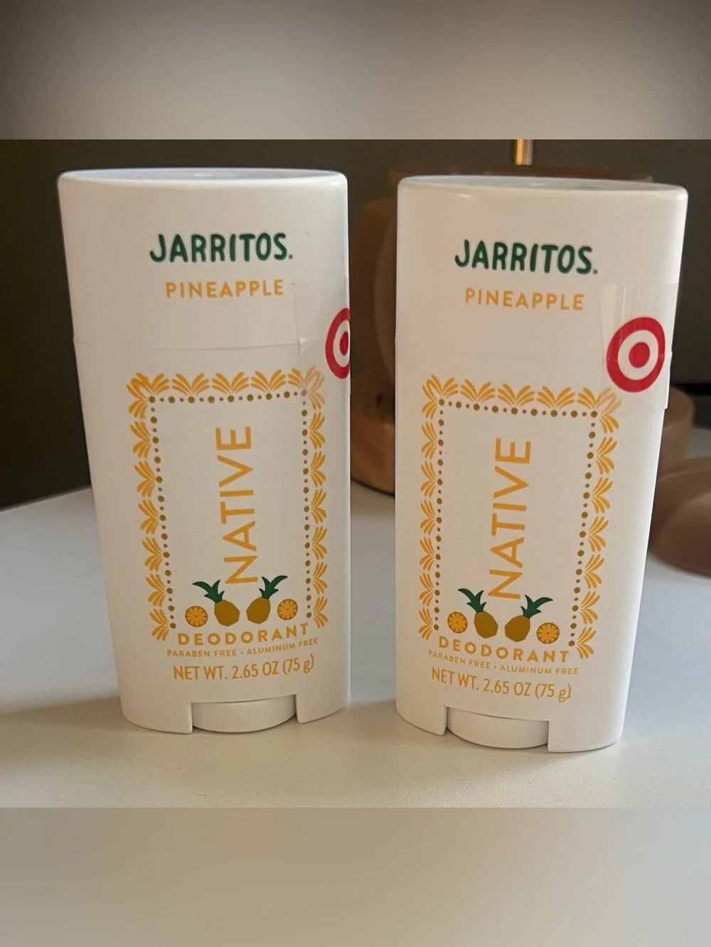 Native Limited Edition Jarritos Pineapple Deodorant X’s 2 Both Brand New!